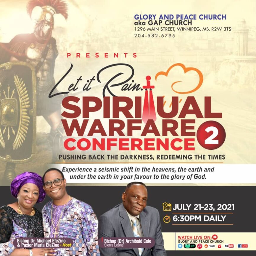 Spiritual Warfare Conference 2 Glory & Peace Church International